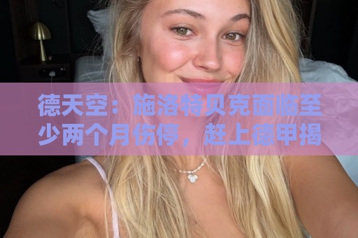 德天空：施洛特贝克面临至少两个月伤停，赶上德甲揭幕战希望渺茫