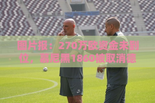 图片报:270万欧资金未到位,慕尼黑1860被取消德丙参赛资格 图片报:270万欧资金未到位,慕尼黑1860被取消德丙参赛资格